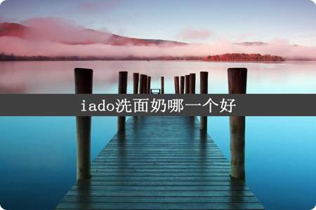 iado洗面奶哪一个好