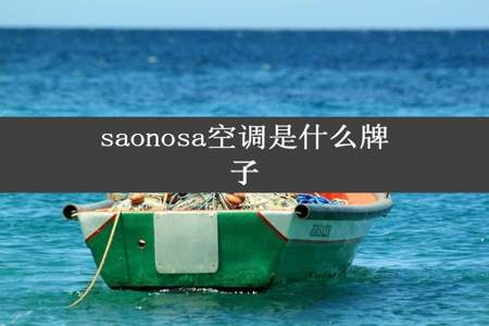 saonosa空调是什么牌子