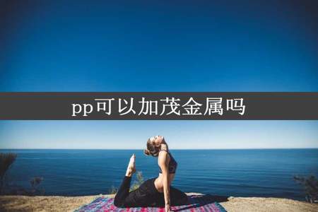 pp可以加茂金属吗