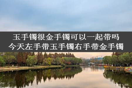 玉手镯很金手镯可以一起带吗今天左手带玉手镯右手带金手镯