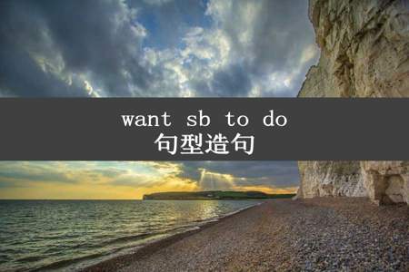 want sb to do句型造句