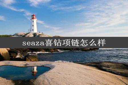 seaza喜钻项链怎么样