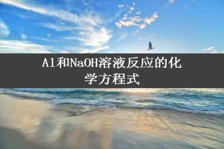 Al和NaOH溶液反应的化学方程式