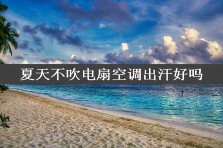 夏天不吹电扇空调出汗好吗