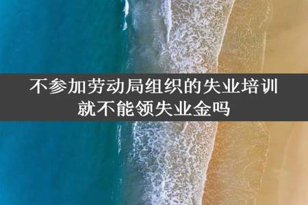 不参加劳动局组织的失业培训就不能领失业金吗