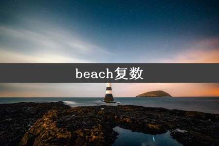 beach复数