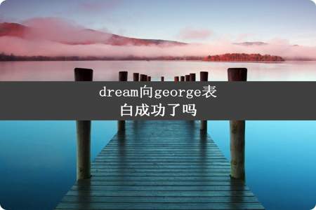 dream向george表白成功了吗