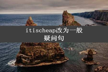 itischeap改为一般疑问句