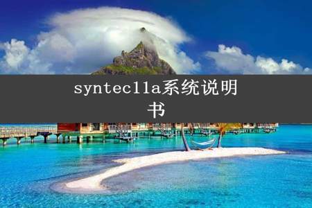 syntec11a系统说明书