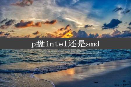 p盘intel还是amd