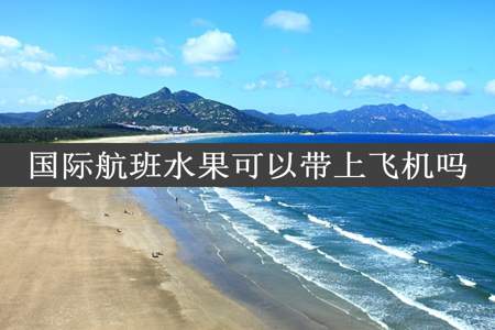 国际航班水果可以带上飞机吗