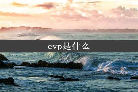 cvp是什么