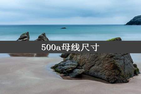 500a母线尺寸