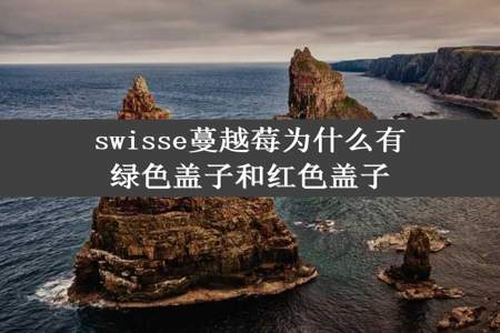 swisse蔓越莓为什么有绿色盖子和红色盖子