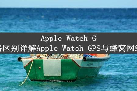 Apple Watch GPS与蜂窝网络区别详解Apple Watch GPS与蜂窝网络有什么区别