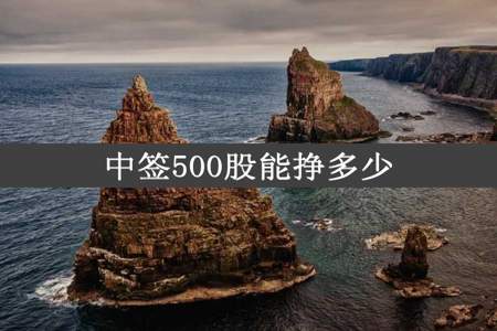 中签500股能挣多少