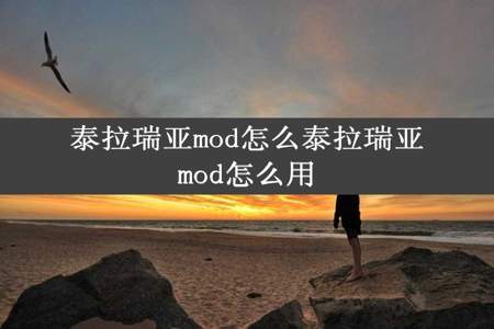 泰拉瑞亚mod怎么泰拉瑞亚mod怎么用