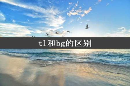 tl和bg的区别