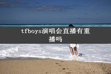 tfboys演唱会直播有重播吗