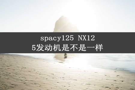 spacy125 NX125发动机是不是一样