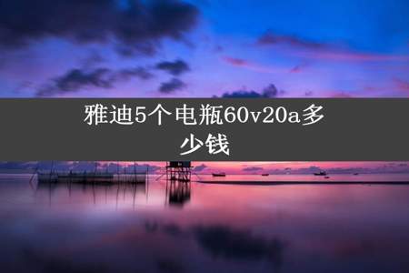 雅迪5个电瓶60v20a多少钱