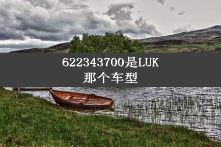 622343700是LUK那个车型