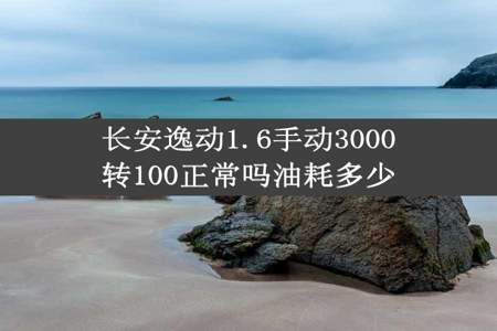 长安逸动1.6手动3000转100正常吗油耗多少