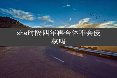 she时隔四年再合体不会侵权吗