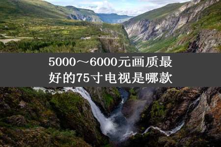 5000～6000元画质最好的75寸电视是哪款