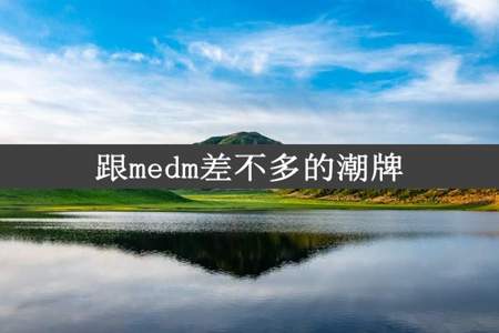 跟medm差不多的潮牌