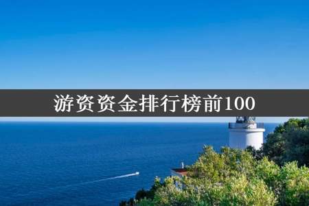 游资资金排行榜前100