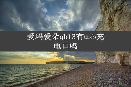 爱玛爱朵qb13有usb充电口吗