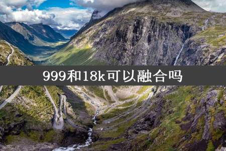 999和18k可以融合吗