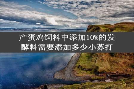 产蛋鸡饲料中添加10%的发酵料需要添加多少小苏打