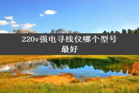 220v强电寻线仪哪个型号最好