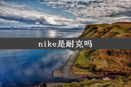 nike是耐克吗