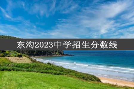 东沟2023中学招生分数线