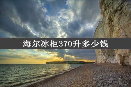 海尔冰柜370升多少钱