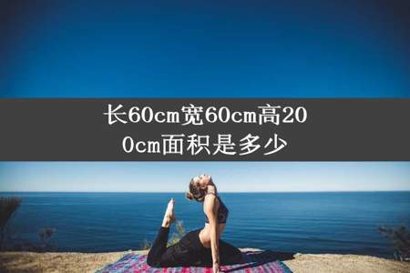 长60cm宽60cm高200cm面积是多少