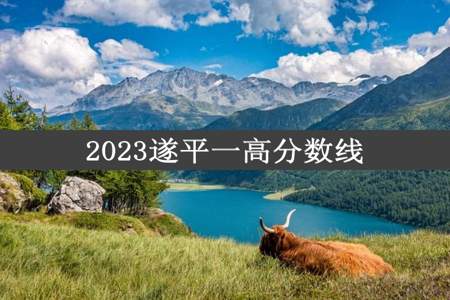 2023遂平一高分数线