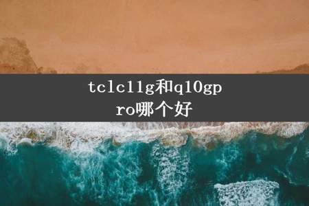 tclc11g和q10gpro哪个好