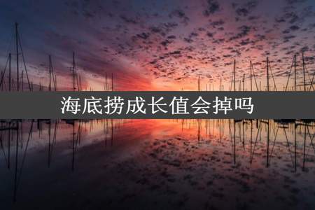 海底捞成长值会掉吗