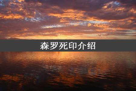 森罗死印介绍