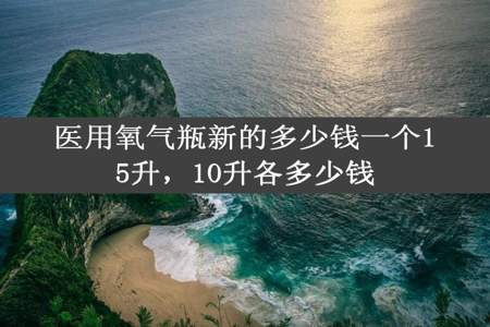 医用氧气瓶新的多少钱一个15升，10升各多少钱