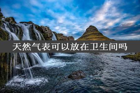 天然气表可以放在卫生间吗