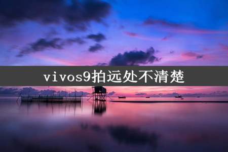 vivos9拍远处不清楚