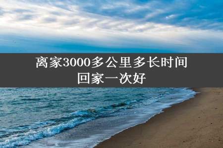 离家3000多公里多长时间回家一次好