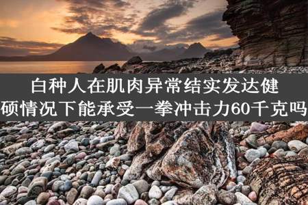 白种人在肌肉异常结实发达健硕情况下能承受一拳冲击力60千克吗