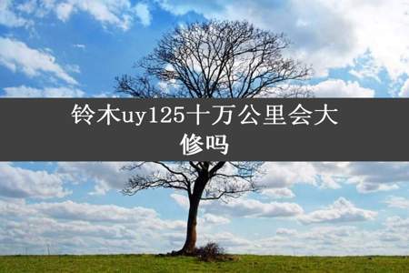 铃木uy125十万公里会大修吗