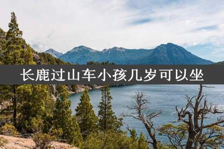 长鹿过山车小孩几岁可以坐